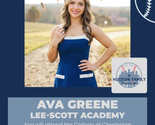 Ava Greene, 2026 Hudson Family Foundation scholarship recipient