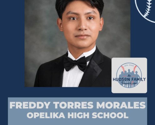 Freddy Torres Morales, 2026 Hudson Family Foundation scholarship recipient