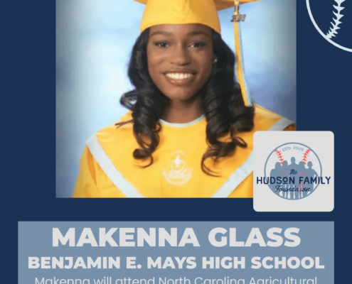 Makenna Glass, 2026 Hudson Family Foundation scholarship recipient